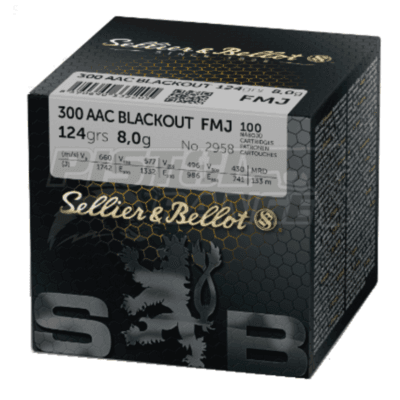 Amunicja S&B 300 AAC BLACKOUT FMJ 8.00g