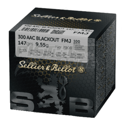 Amunicja S&B 300 AAC BLACKOUT FMJ 9.55g