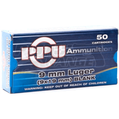 Nabój ślepy PRVI Partizan kal. 9mm Luger