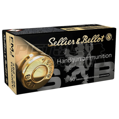 Amunicja 7,62 x 25 TOKAREV FMJ 5,50g Sellier & Bellot