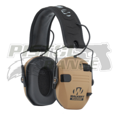 Walker's - Aktywne ochronniki słuchu Razor Slim - Brązowe - GWP-RSEM-BB