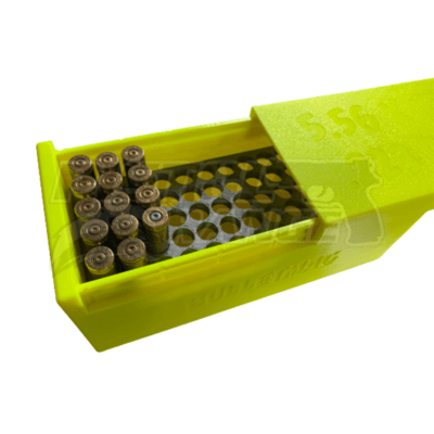 BULLETMAG - Pudełko / pojemnik na amunicję .223 REM / 5.56x45 NATO (przesuwna pokrywka)